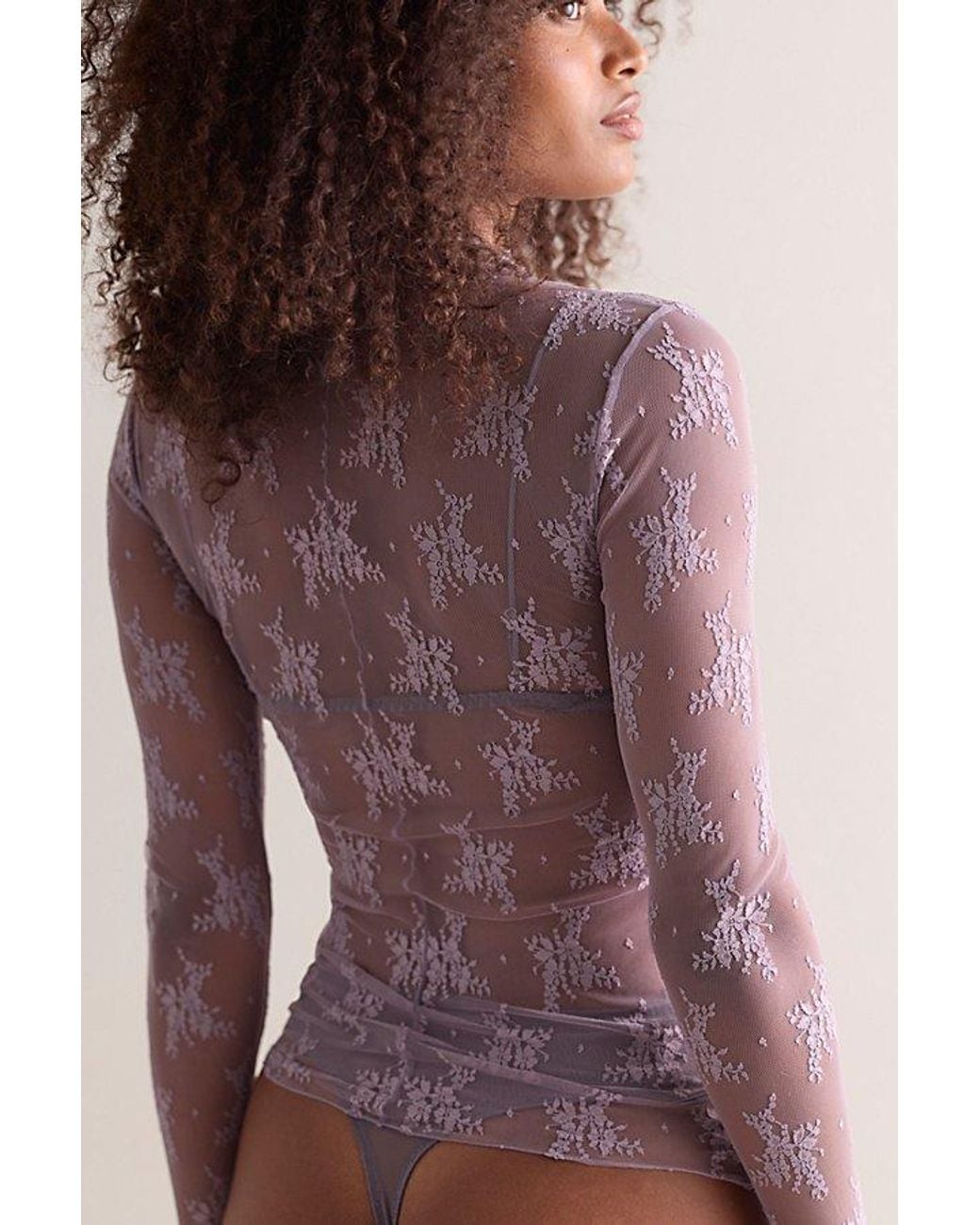 Intimately By Free People Purple Lady Lux Layering Top By