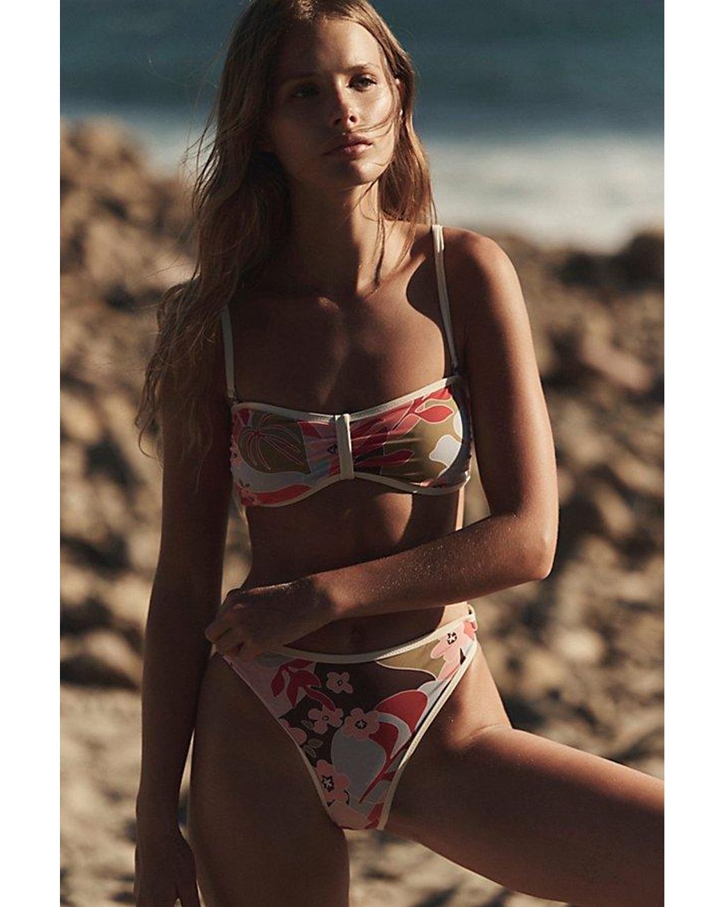 Poolside Paradiso Black Gypsea Sunset Bikini Bottoms