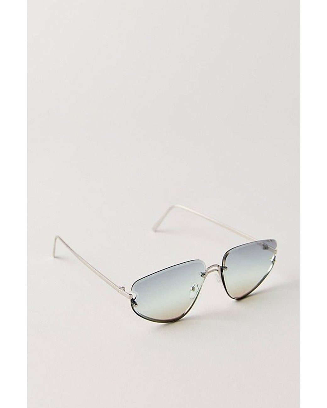 Free People Multicolor Bennie Rimless Sunglasses