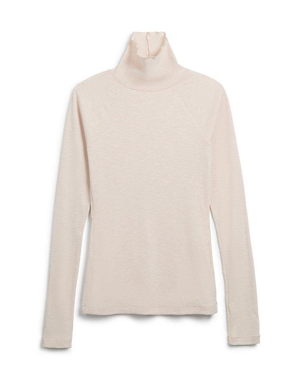 Intimately By Free People Brown Keeping It Light Ribbed Turtleneck Top By