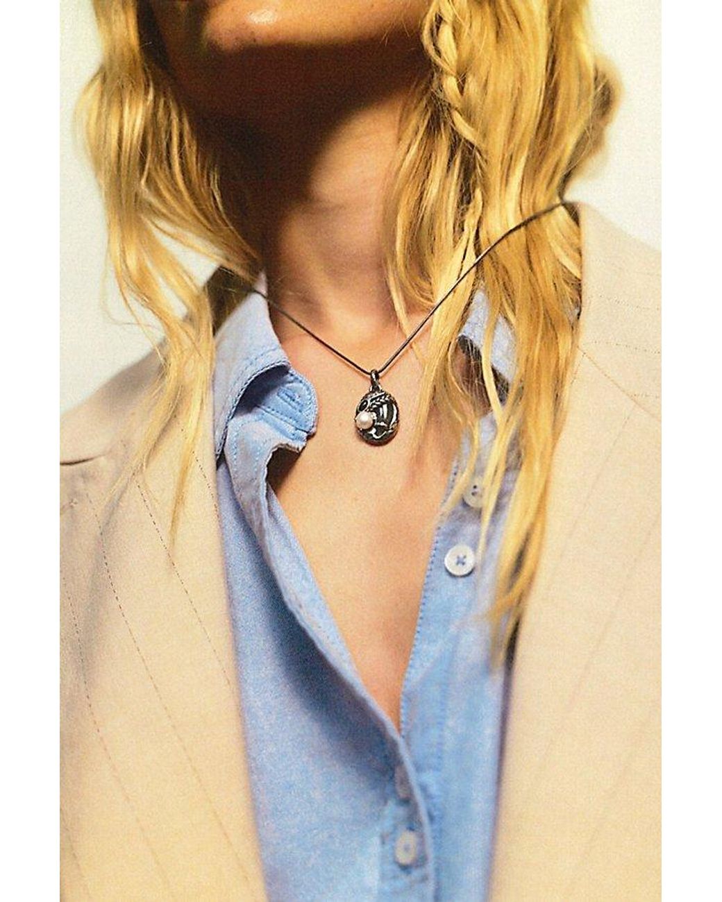 Pamela Love Gray X Free People Astra Pendant Necklace