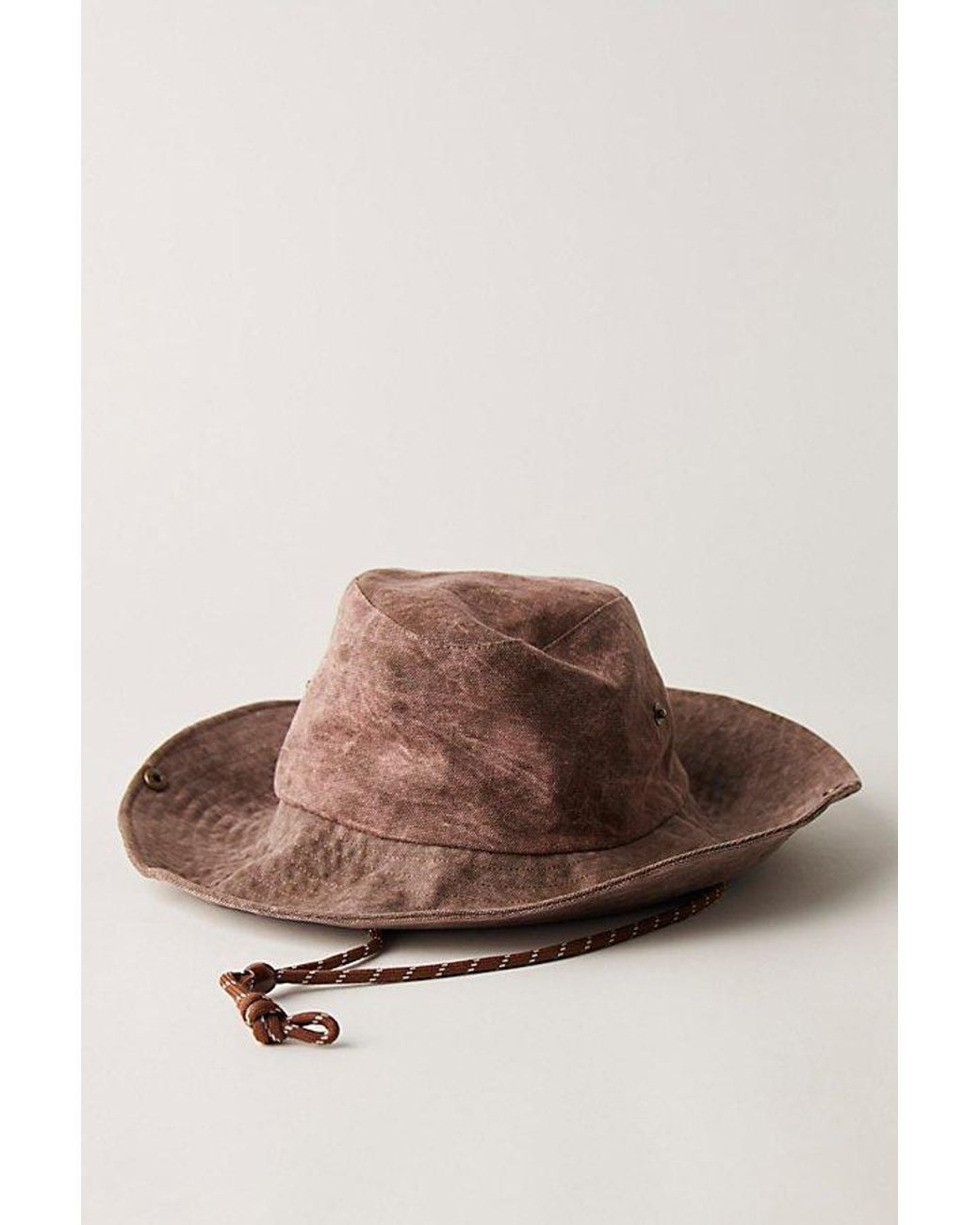 Free People Natural Washed Convertible Bucket Hat