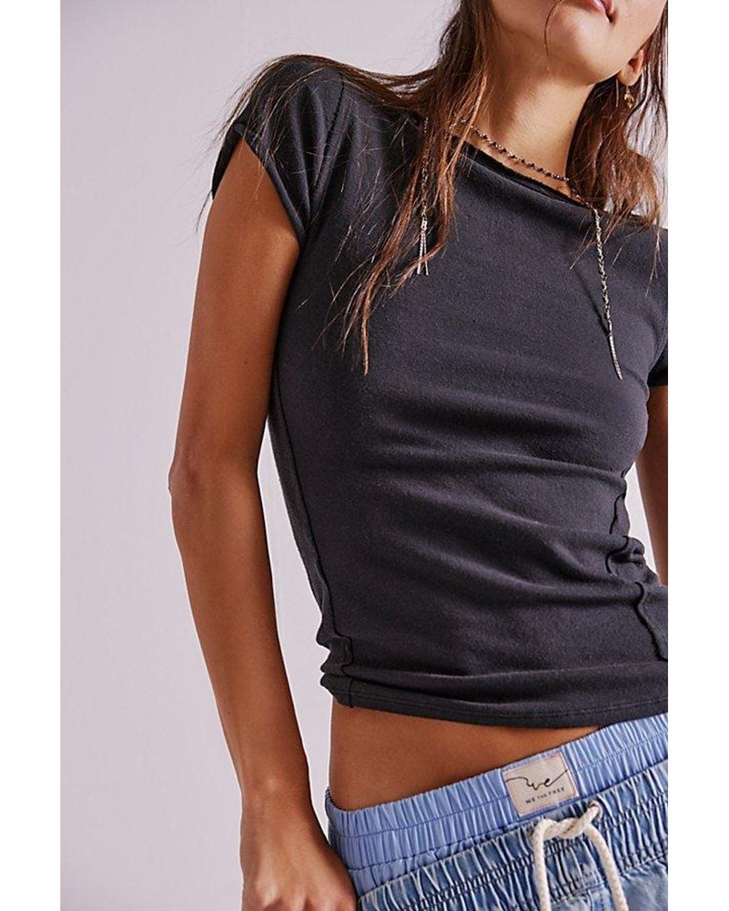 Free People Blue Billie Tee