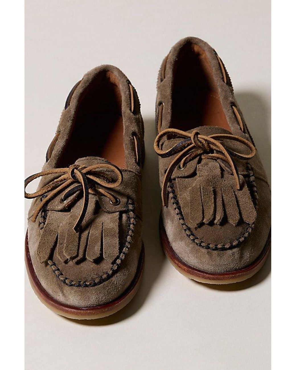 Free People Blue We The Free Benny Boat Shoes