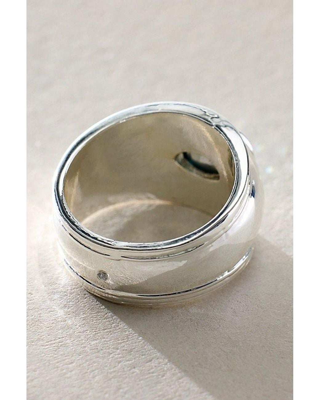 Free People Blue Orbit Stone Pinky Ring