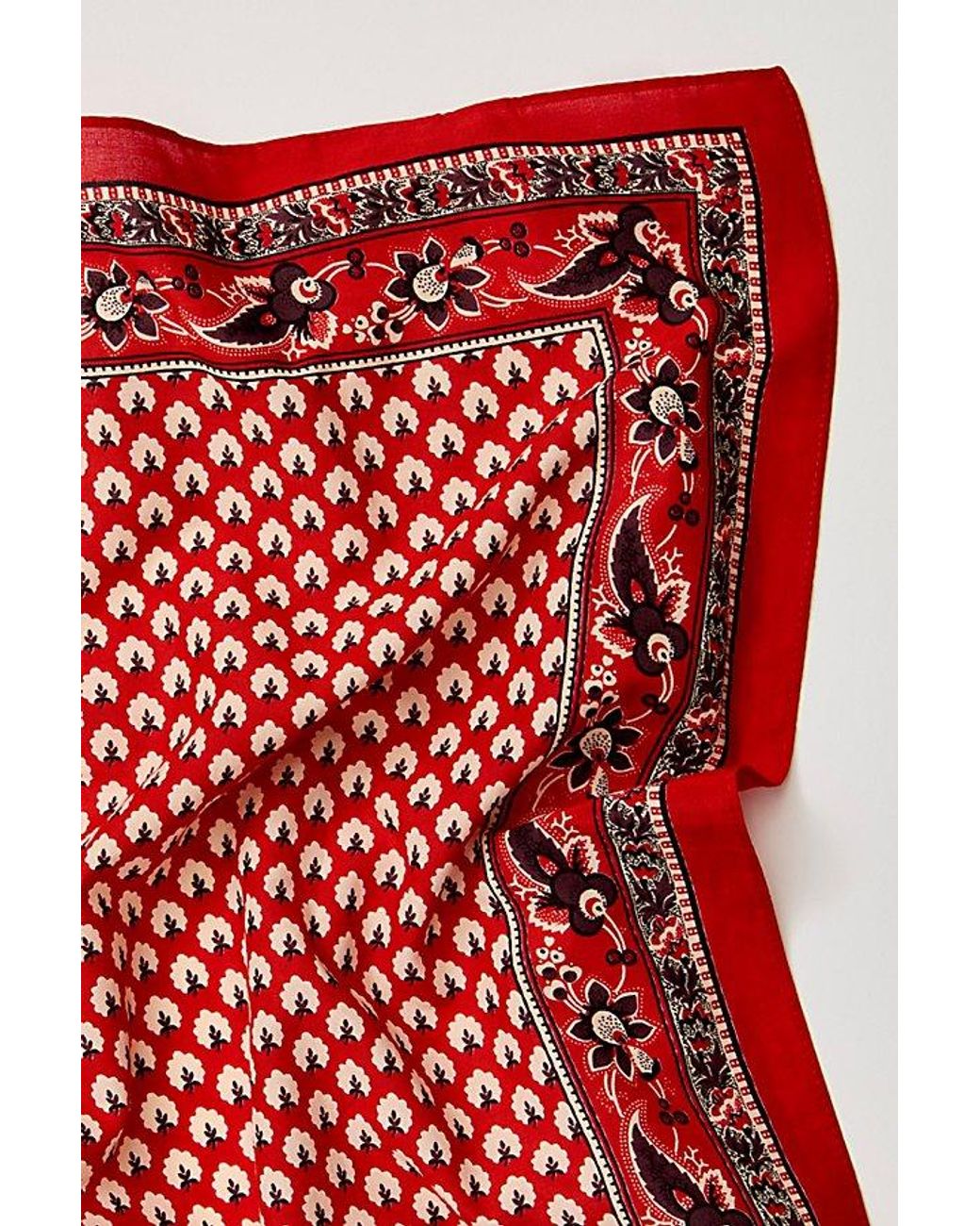 Free People Blue Lotus Paisley Print Bandana