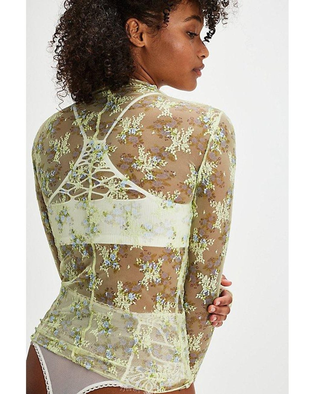 Intimately By Free People Multicolor Lady Lux Printed Layering Top