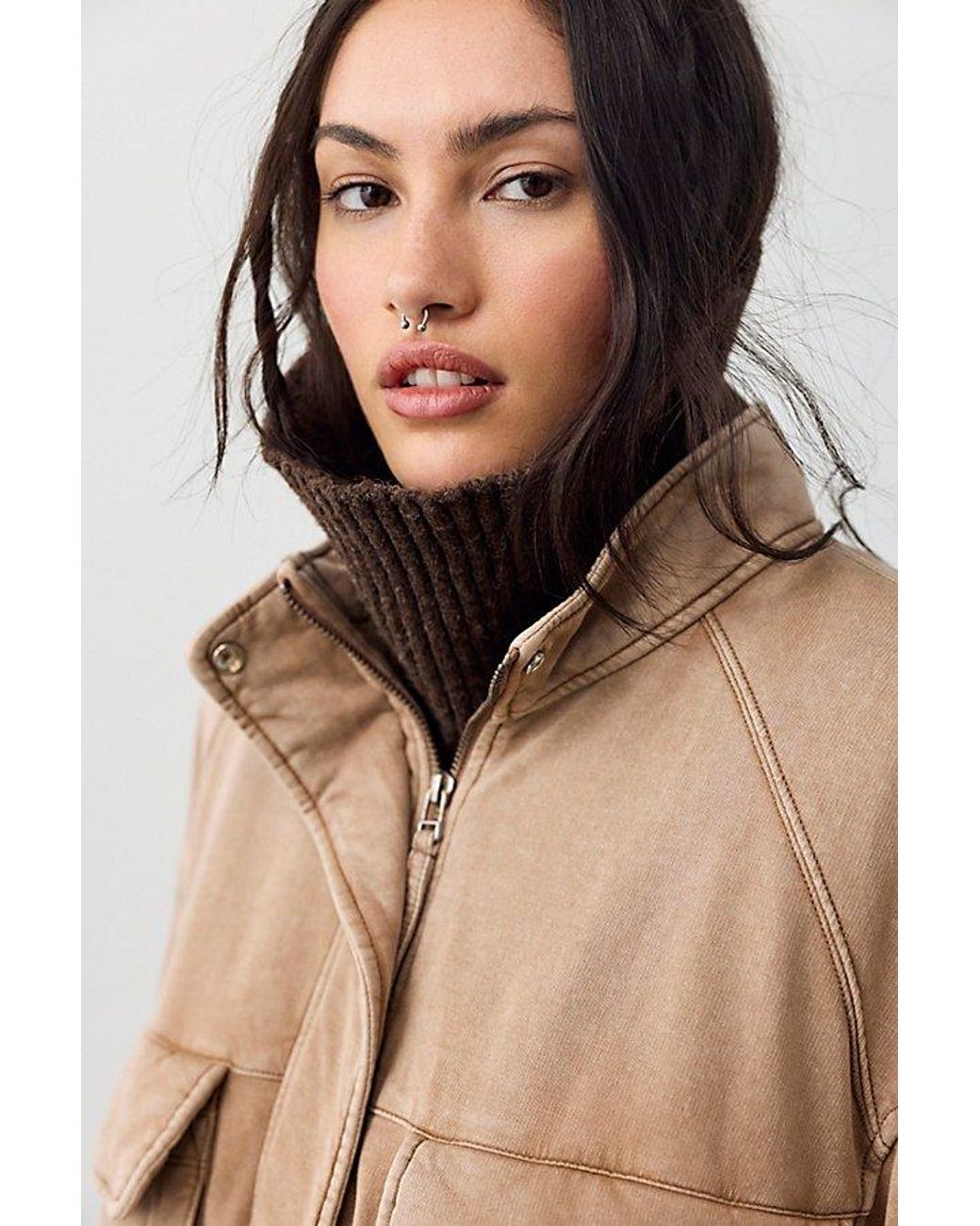 Free People Brown Essential Snood