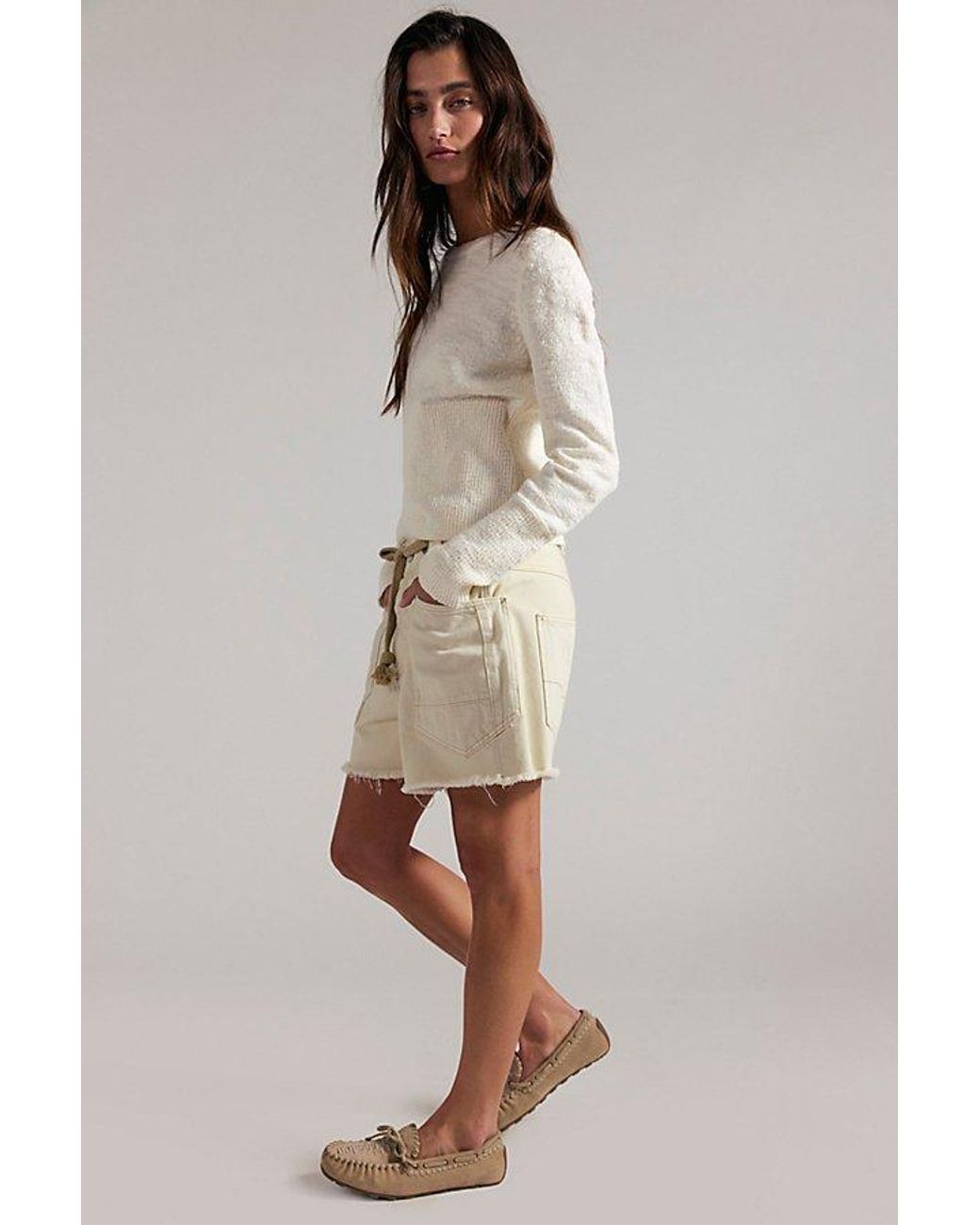 Free People Natural Rose Valley Pullover