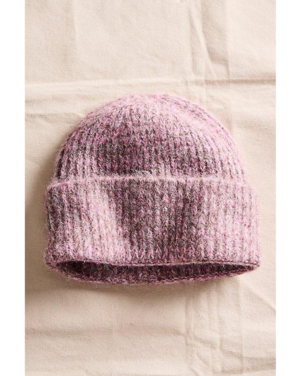 Free People Pink Frostline Beanie