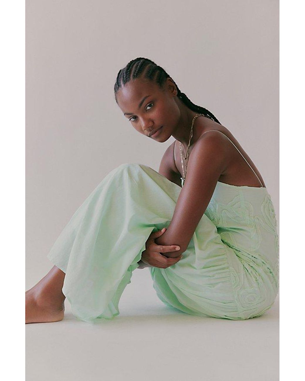 Bec & Bridge Haze Maxi Dress in Green | Lyst UK