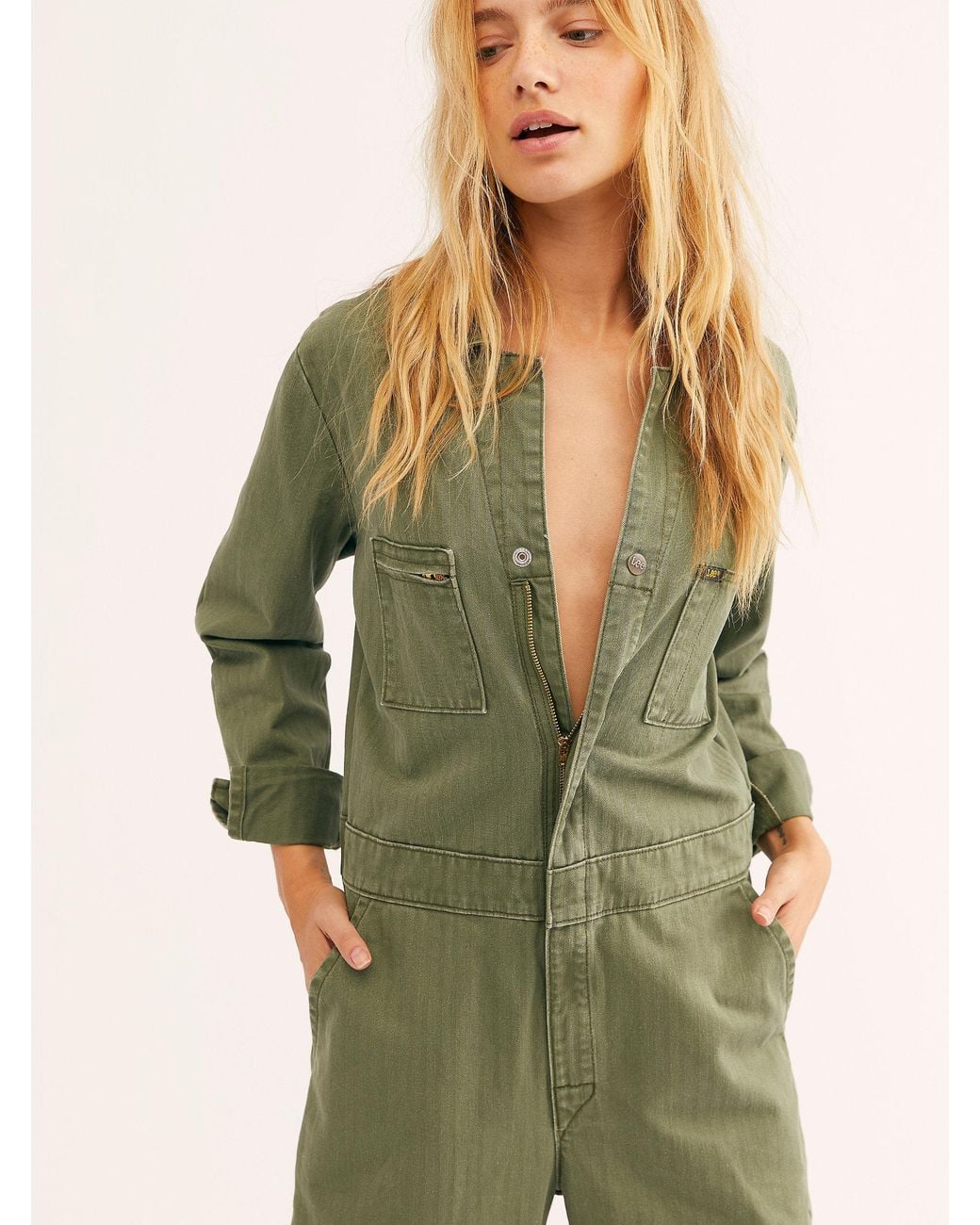 Lee Union Coverall in Vintage Olive 