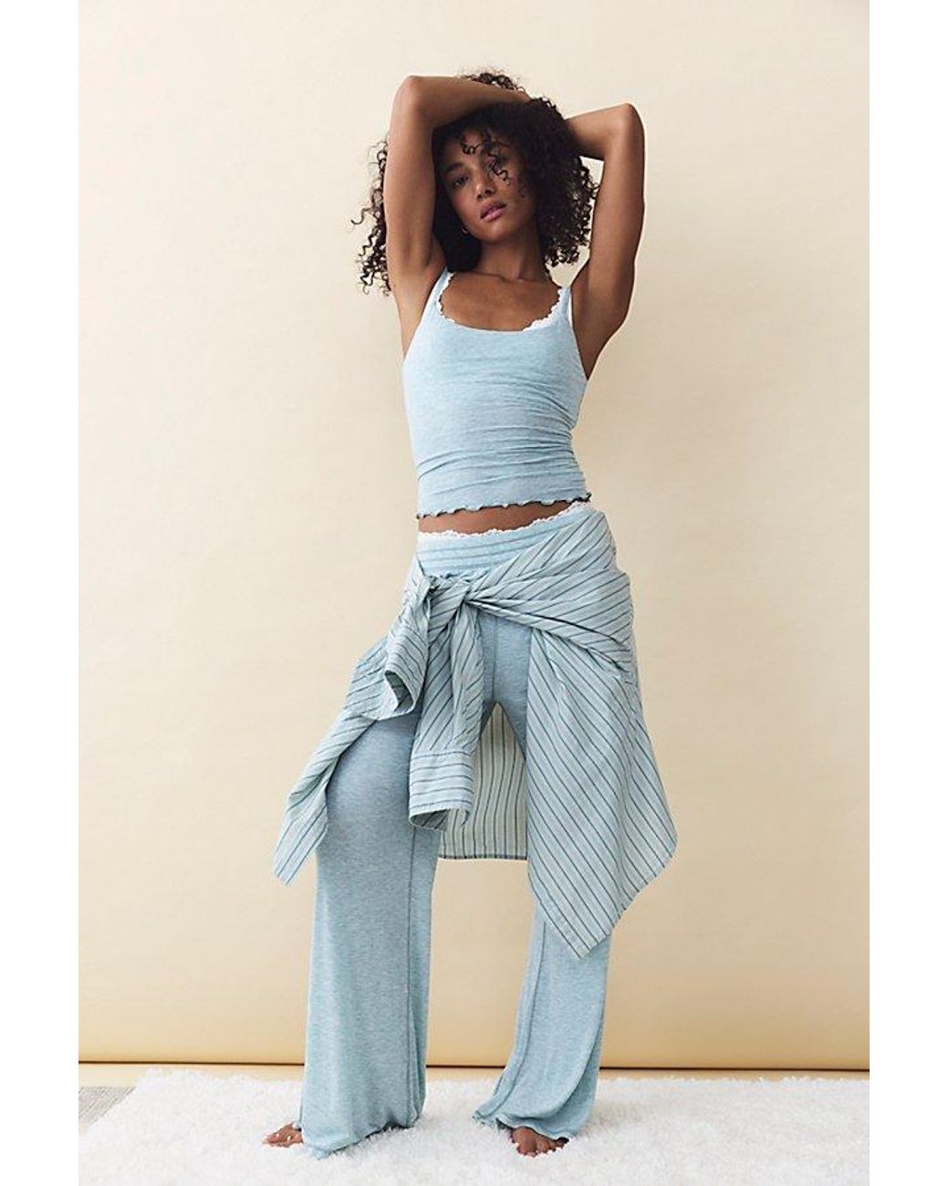 Free People Blue Soft Company Cami