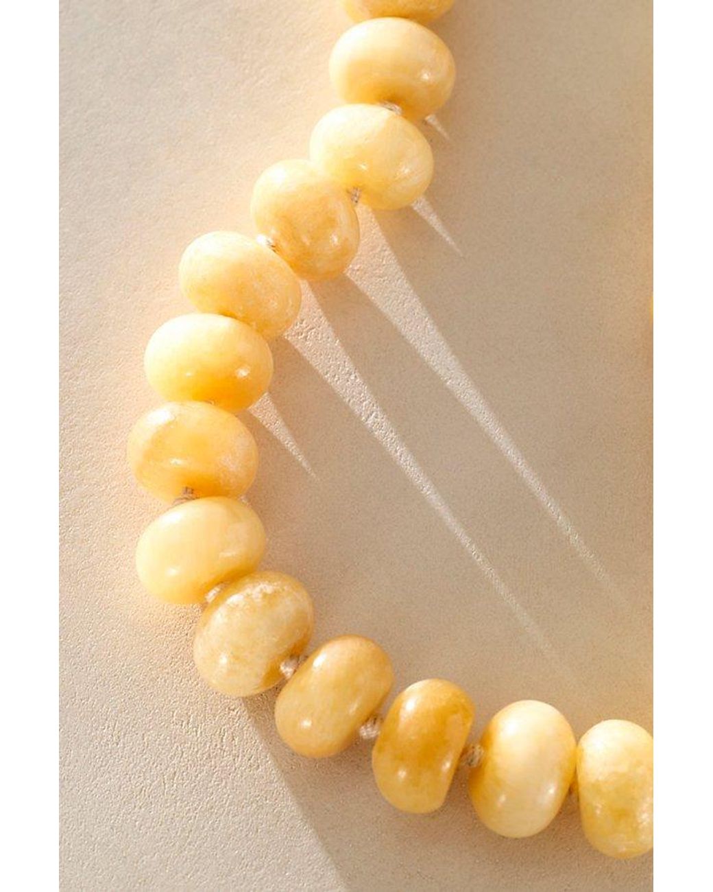 Free People Brown Sabina Semiprecious Beaded Stone Choker Necklace