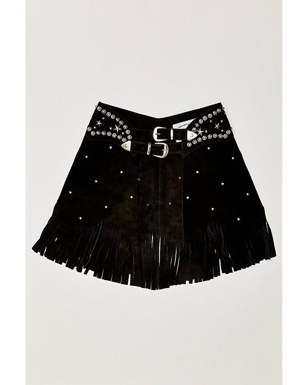 Free people black leather skirt deals