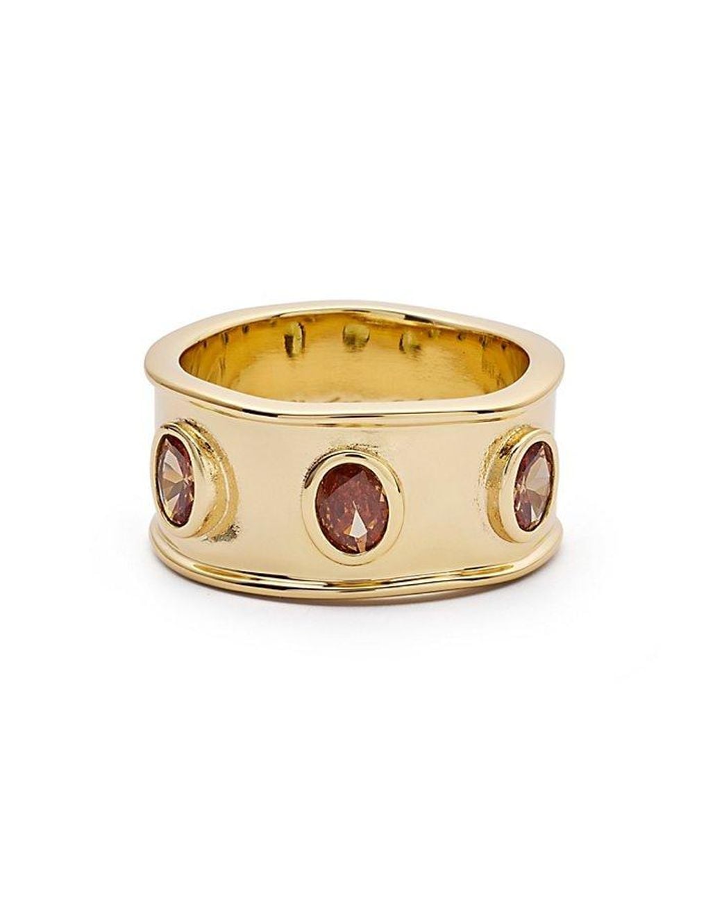 Daisy London Metallic X Free People Nellie Triple Stone Ring