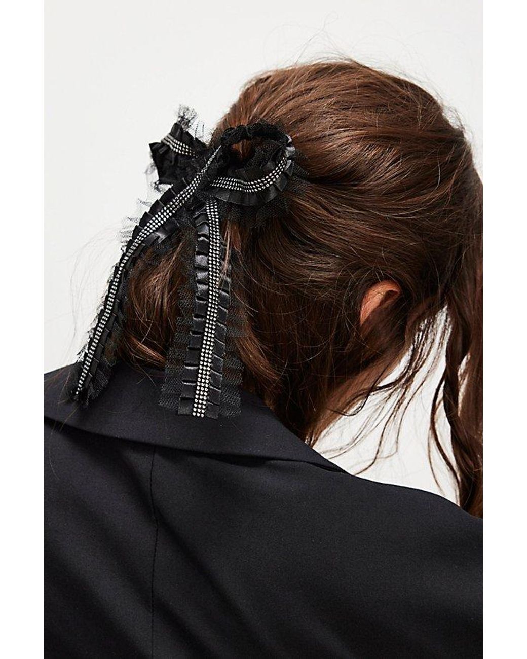 Free People Black For The Thrill Bow