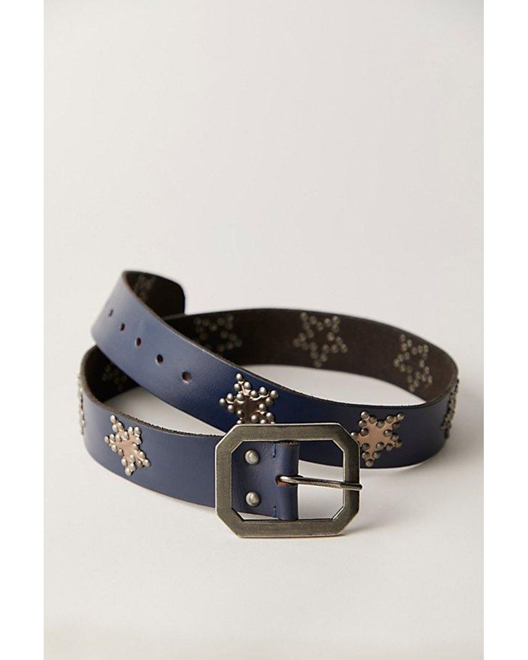 Free People Black Starcrossed Studded Belt