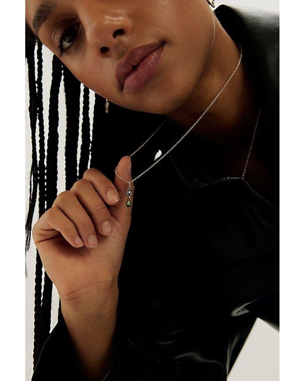 Siri Hansdotter Gray Hansdotter Teardrop Eyes Necklace By