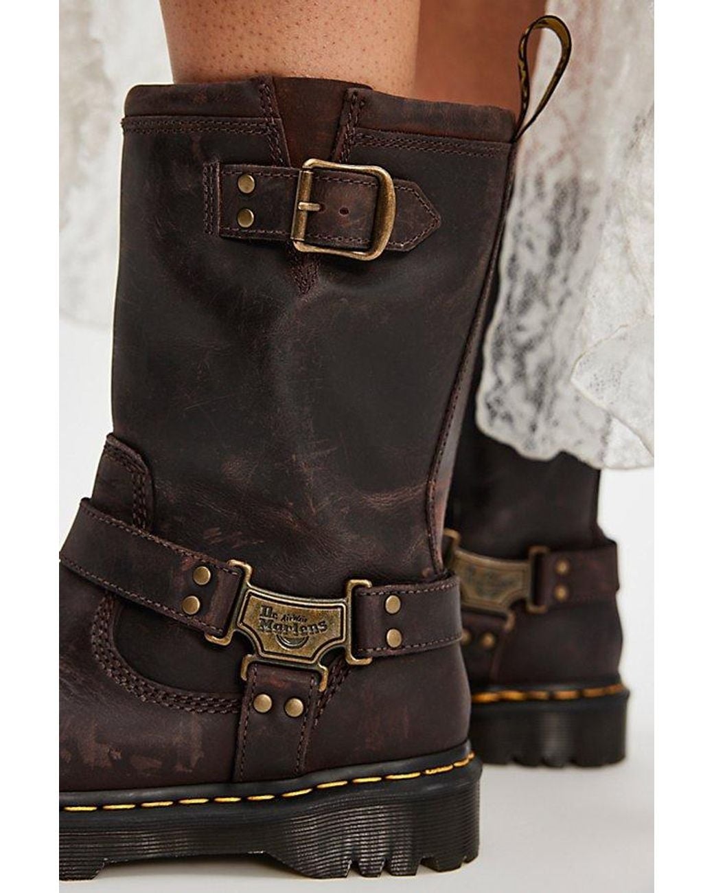 Dr. Martens Brown Anistone Hi Boots