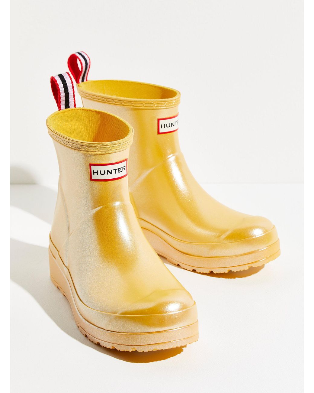 hunter play boots yellow