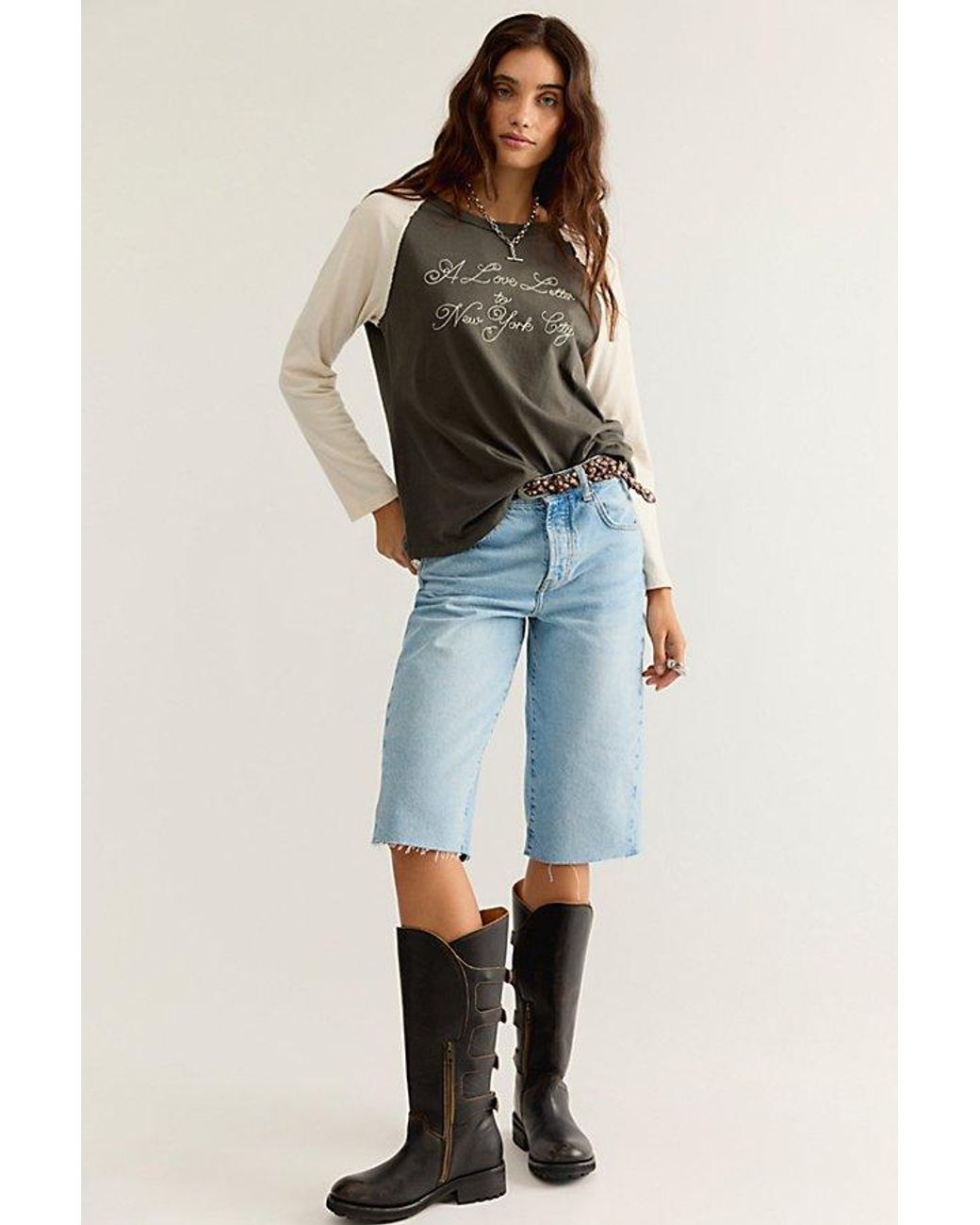 Ragabond Multicolor Love Letters Raglan Tee By