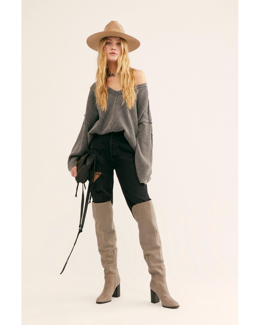 free people easy v pullover