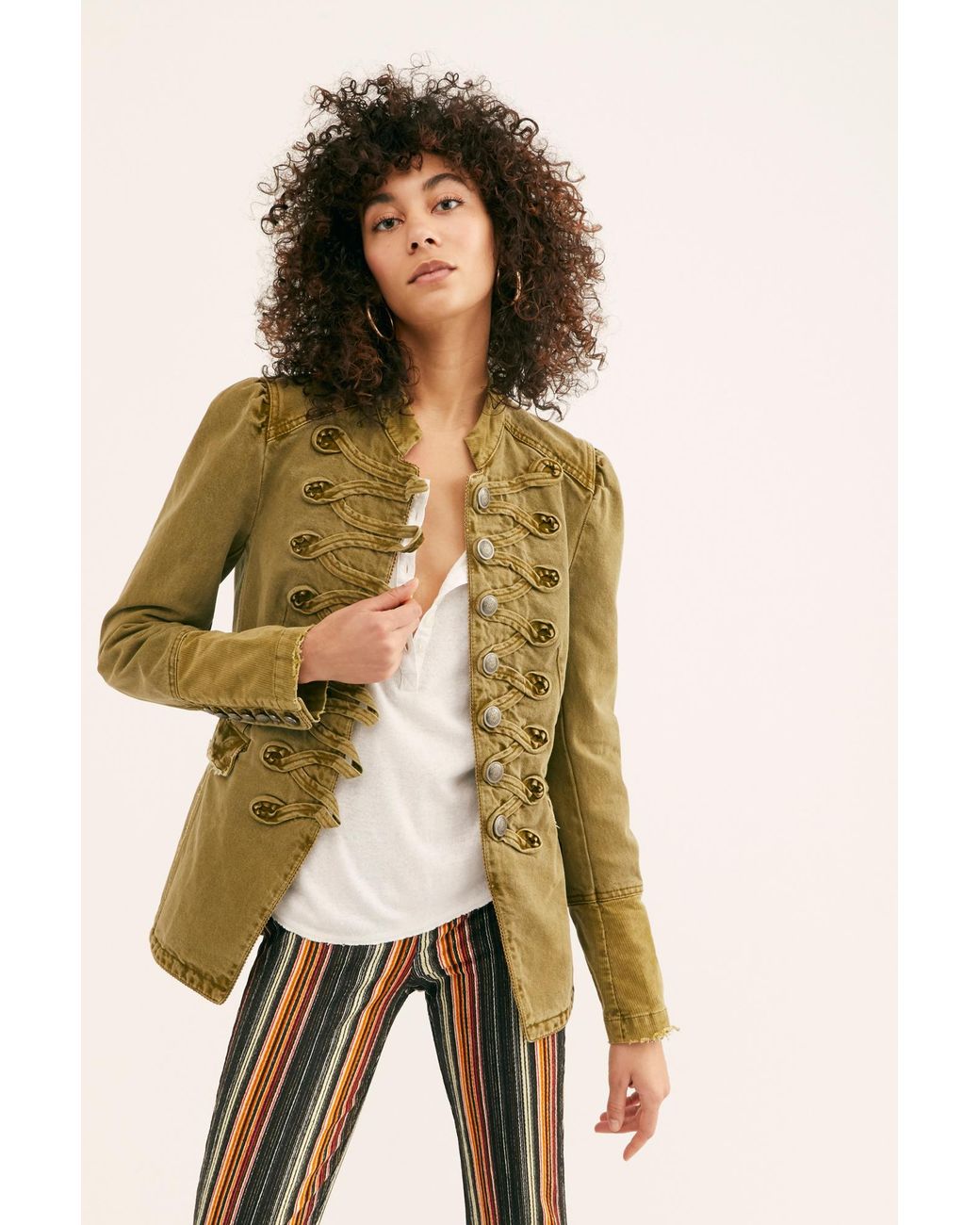 Denim Seamed And Structured Jacket 