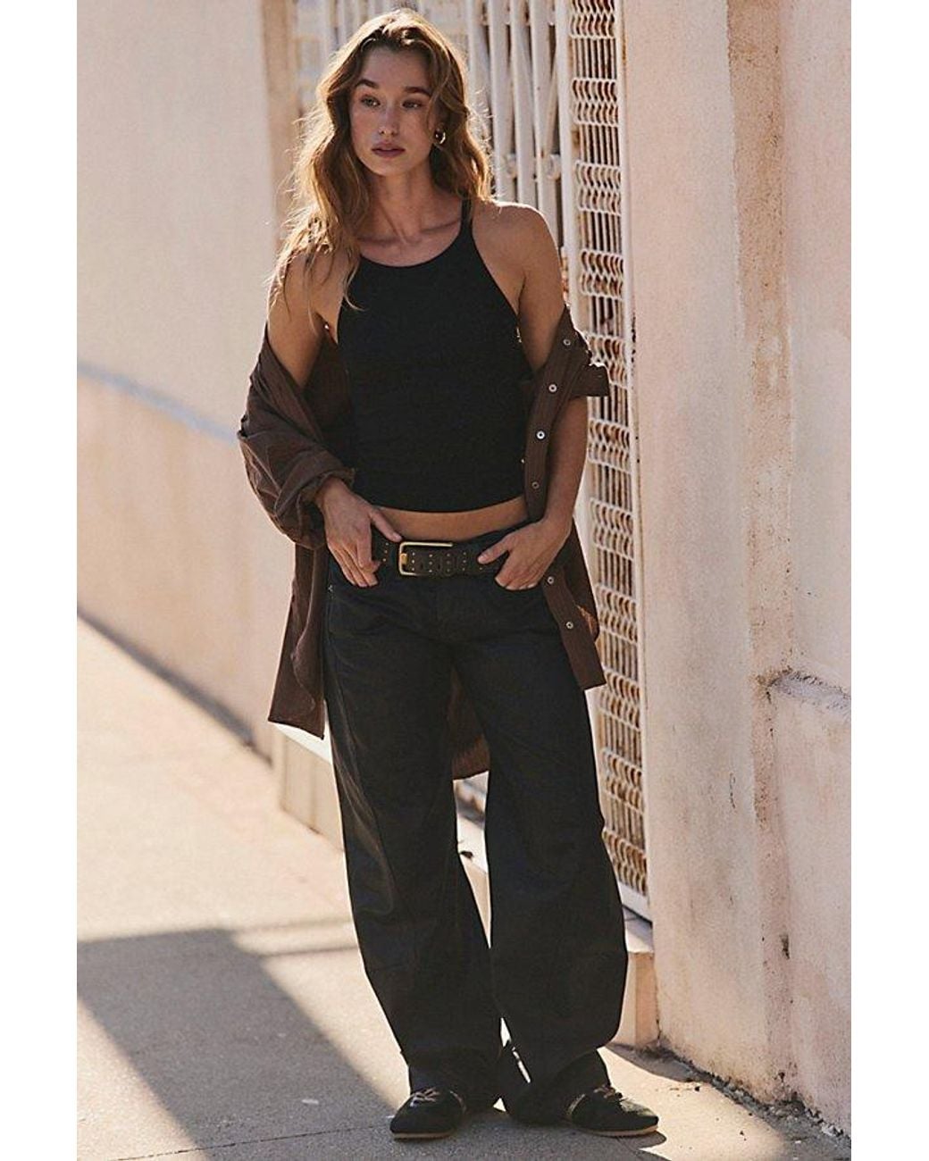 Intimately By Free People Black Hannah Tank Top By