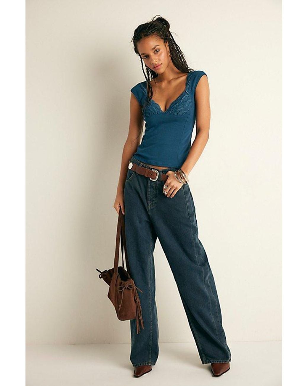 Intimately By Free People Blue Blush Hour Tee By