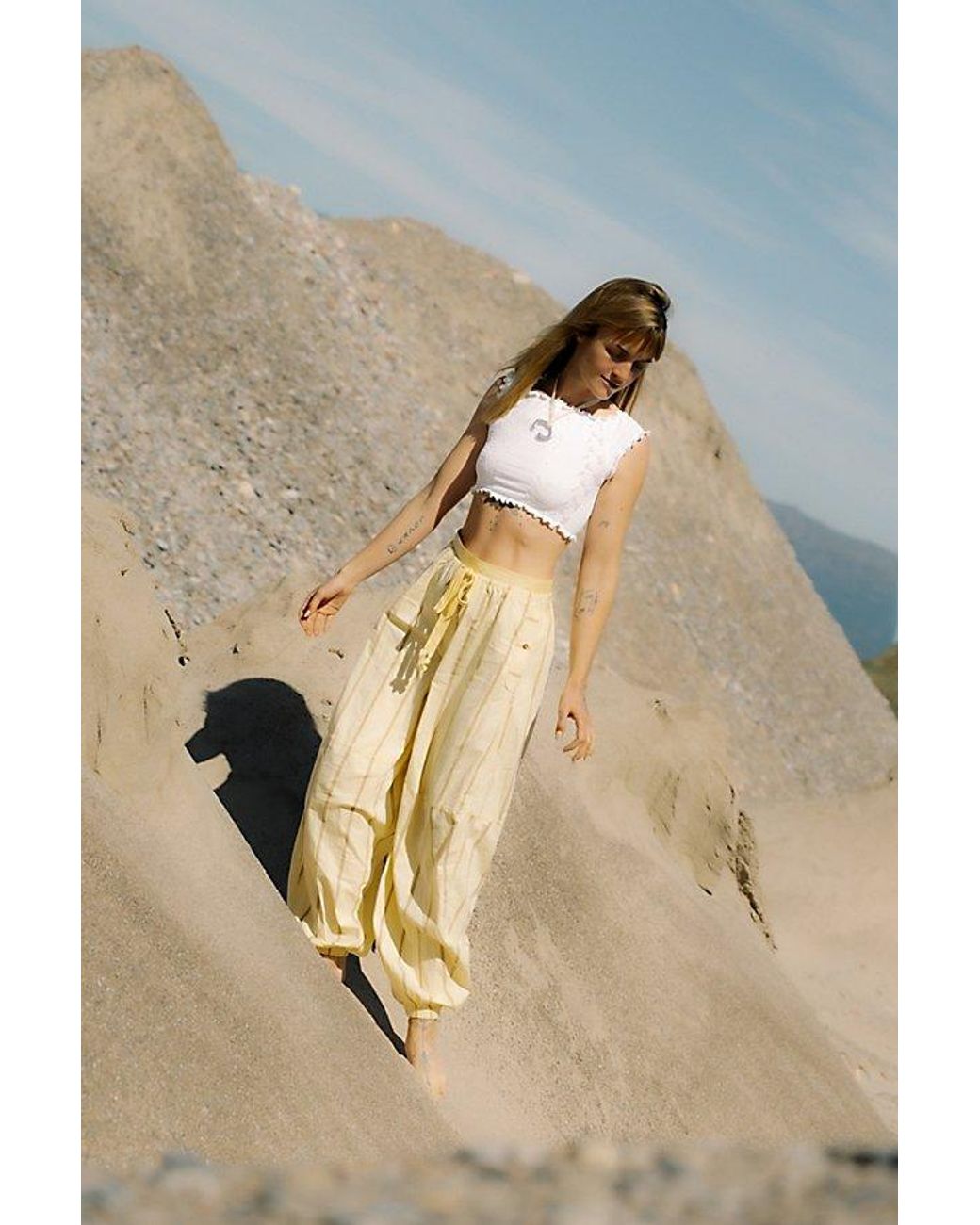 Intimately By Free People Natural Over The Moon House Pants By