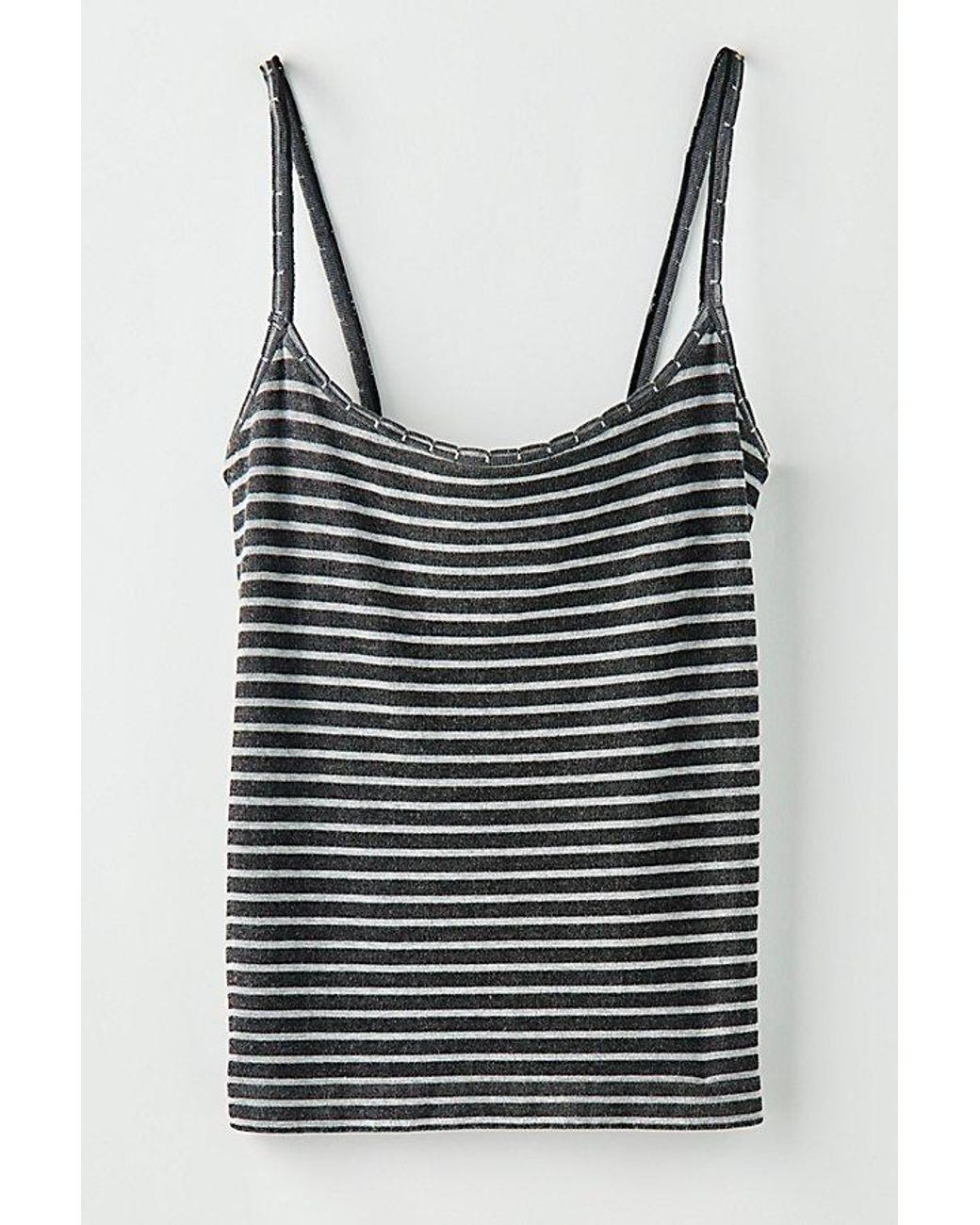 Intimately By Free People Blue Just Enough Stripe Cami By
