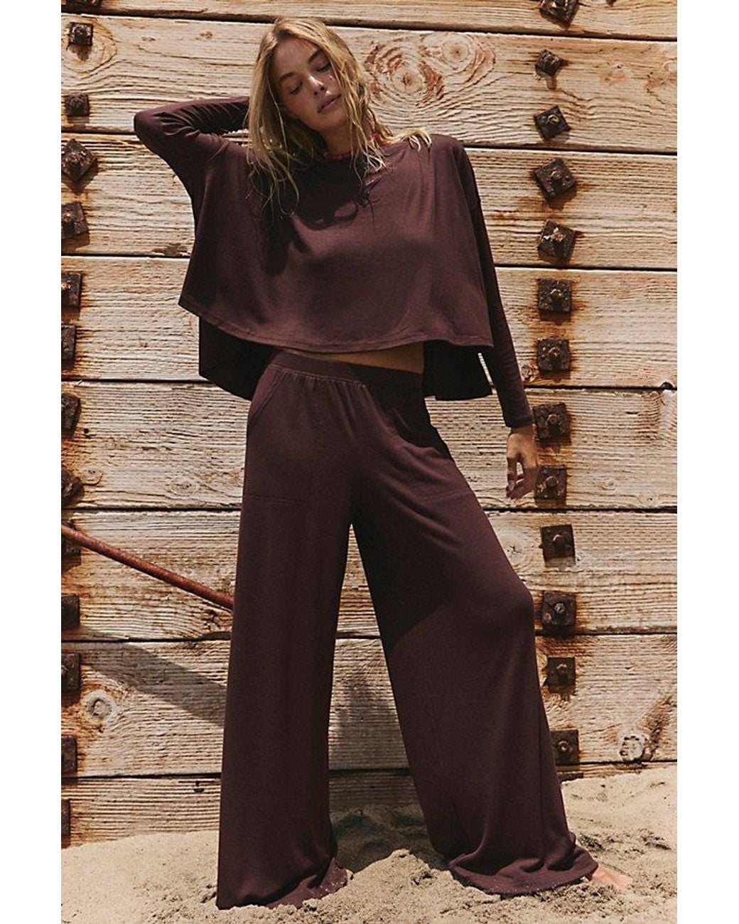 free-est Multicolor Good Feels Long Pant Set By