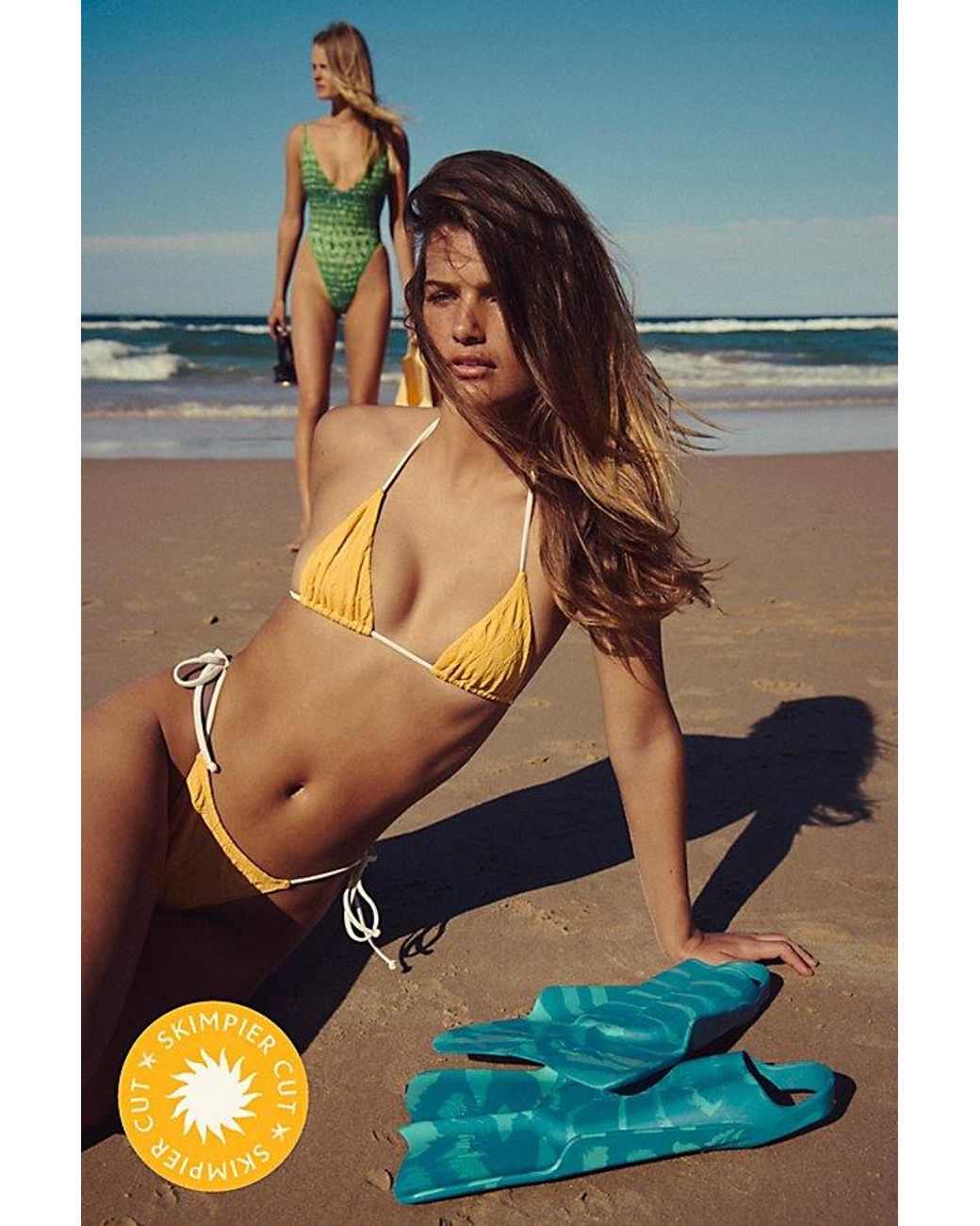 free-est Blue Michelle Bikini Top