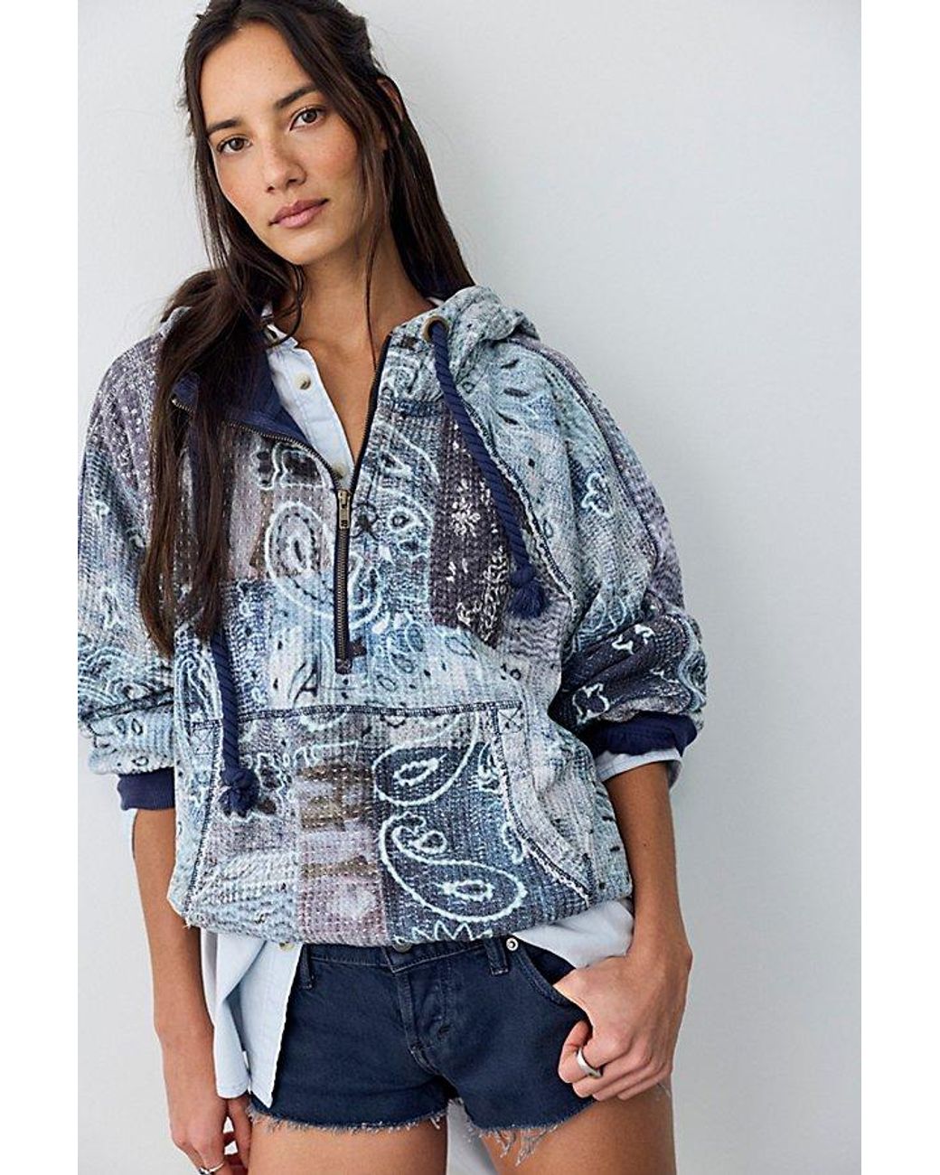 Free People Blue Ghost Ranch Hoodie