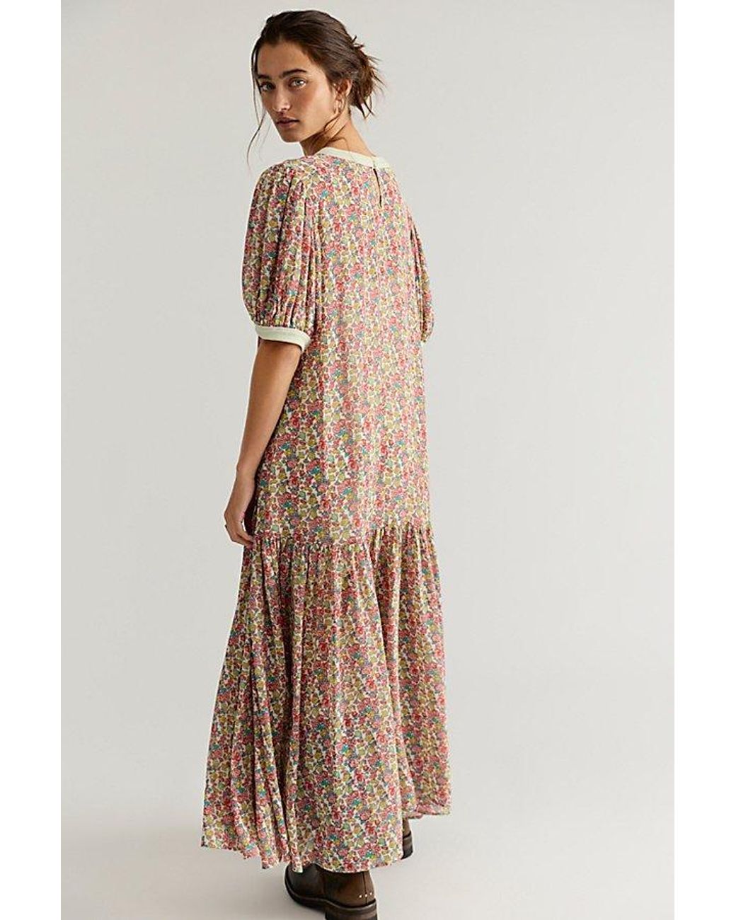 Free People Natural Courtside Crush Maxi Dress