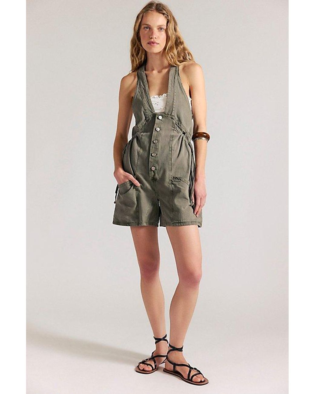 Free People Multicolor Bonanza One-Piece Shortalls