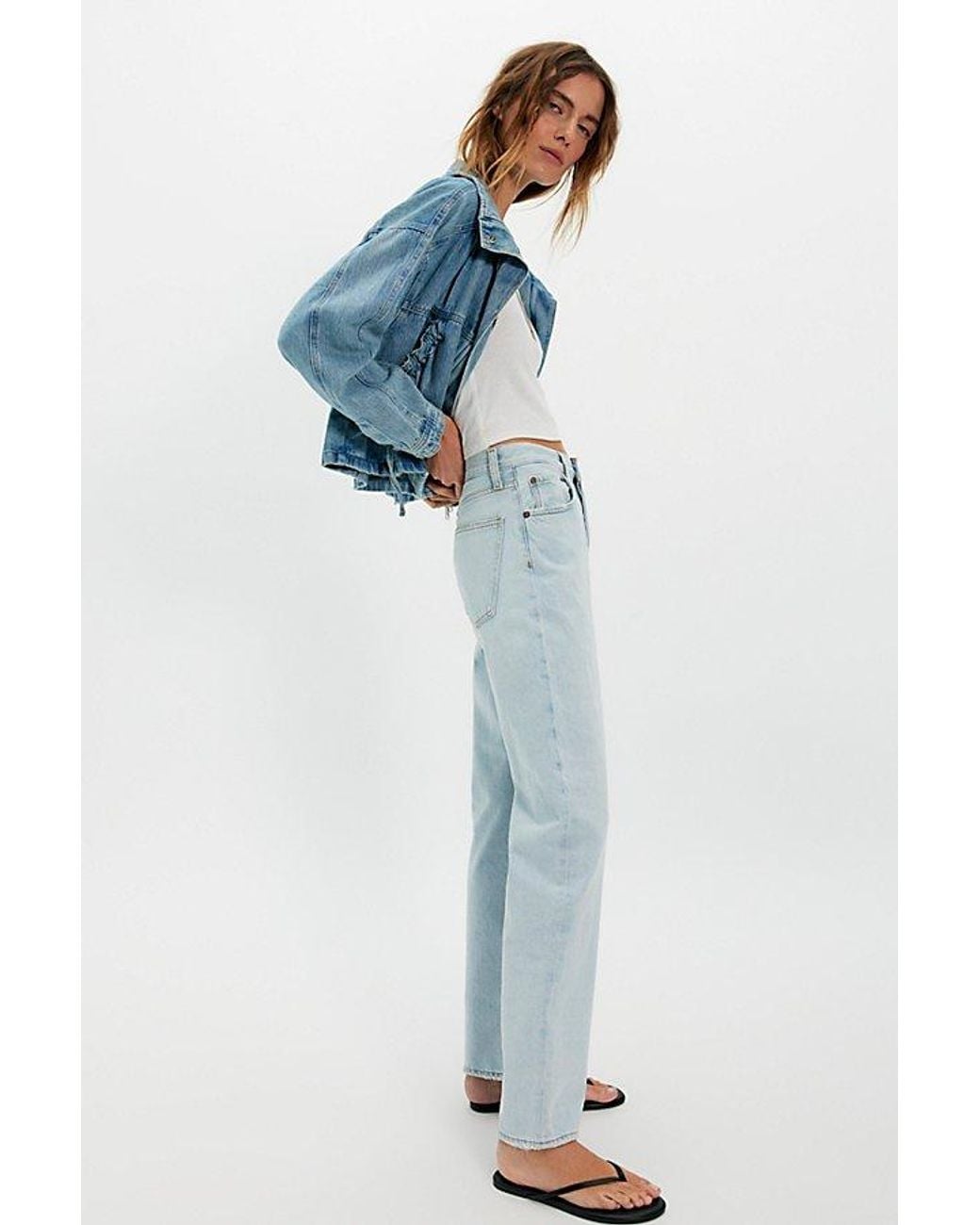 Agolde Blue Long Arc Jeans