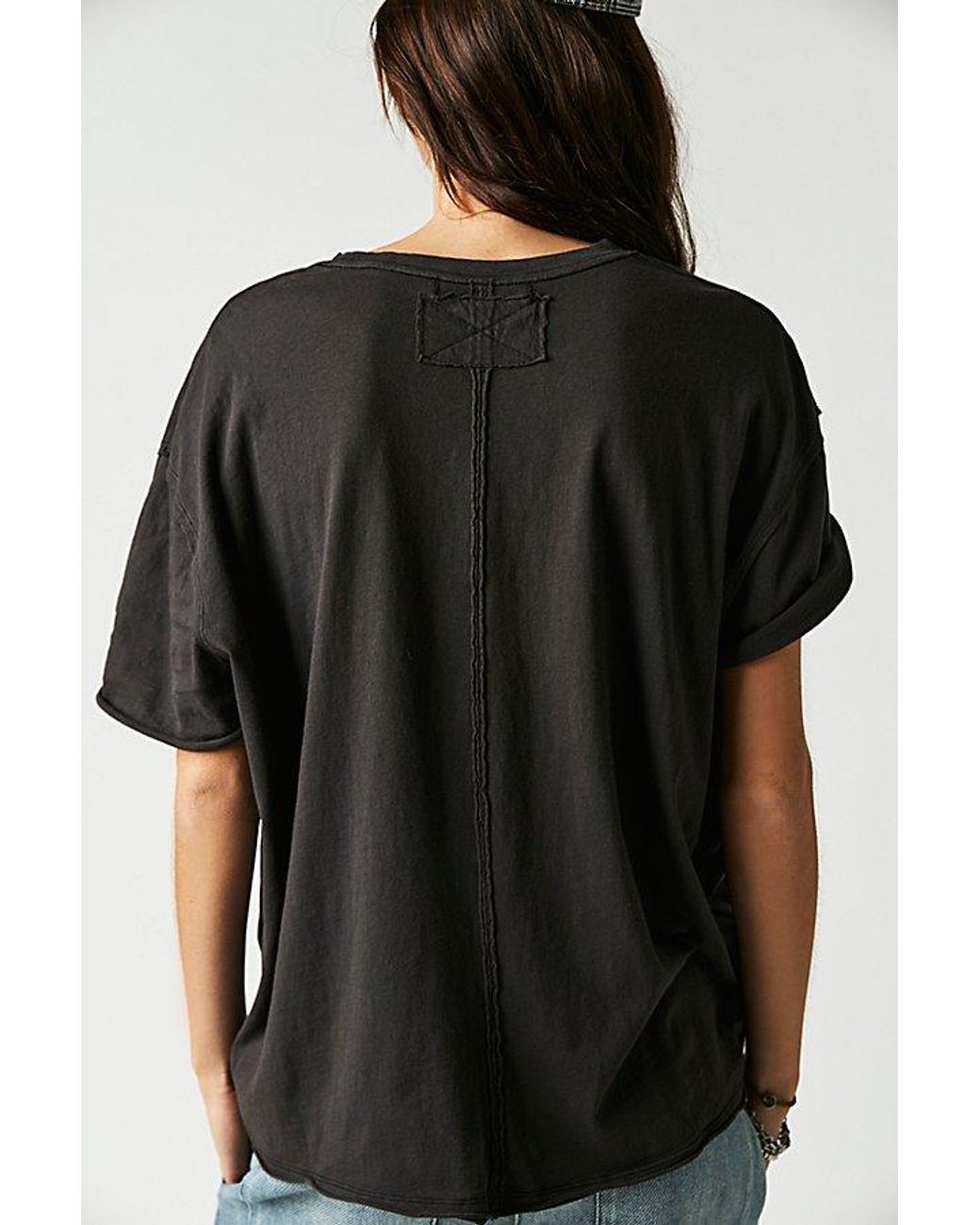 Free People Nina Tee At Free People In Black, Size: Xs