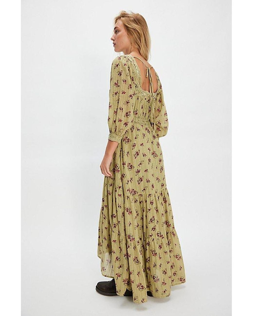 Free People Morning Meadows Long-Sleeve Maxi Dress in White | Lyst Free People Morning Meadows Long-Sleeve Maxi Dress in White | Lyst