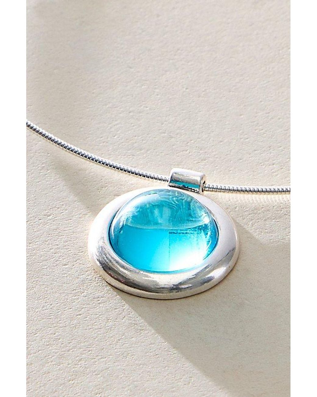 Free People Blue Confetti Choker