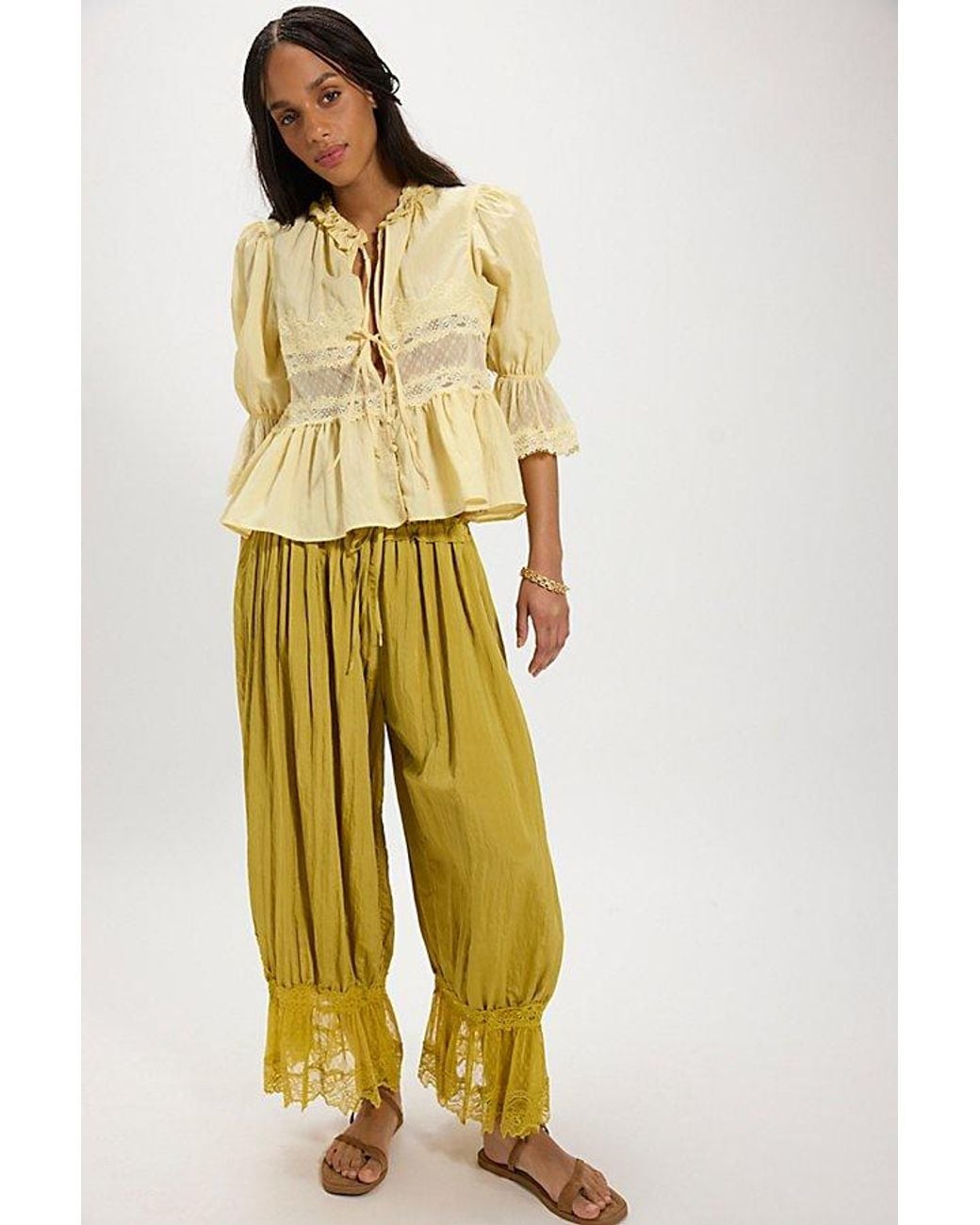 Intimately By Free People Metallic Forever Young Bed Jacket Top By