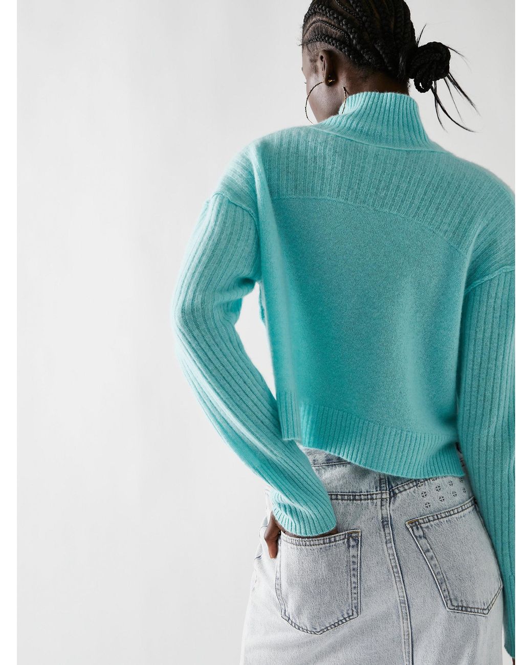 Free people relaxed store turtleneck sweater