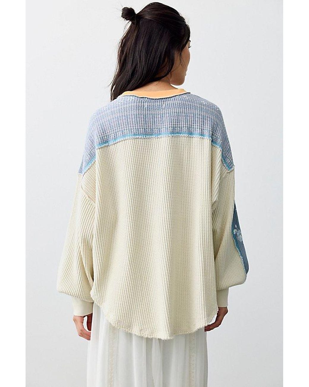 Free People Blue Wildflower Thermal