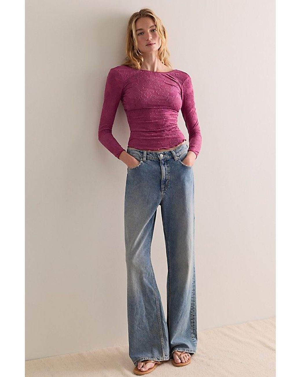 Intimately By Free People Purple Night Shift Layering Top By