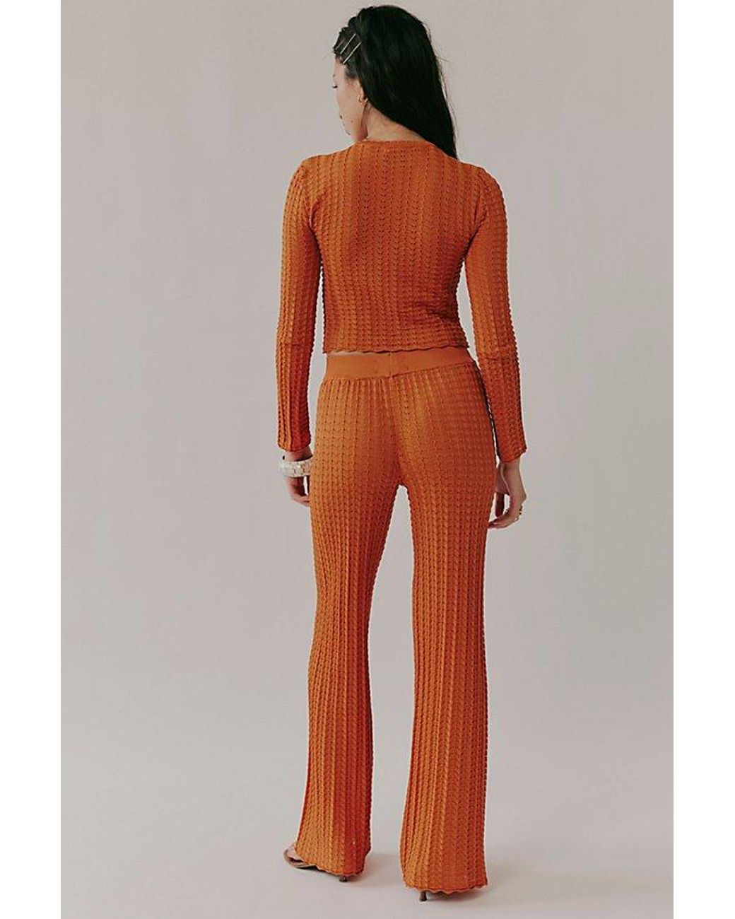 Free People Red Marlowe Pant Set
