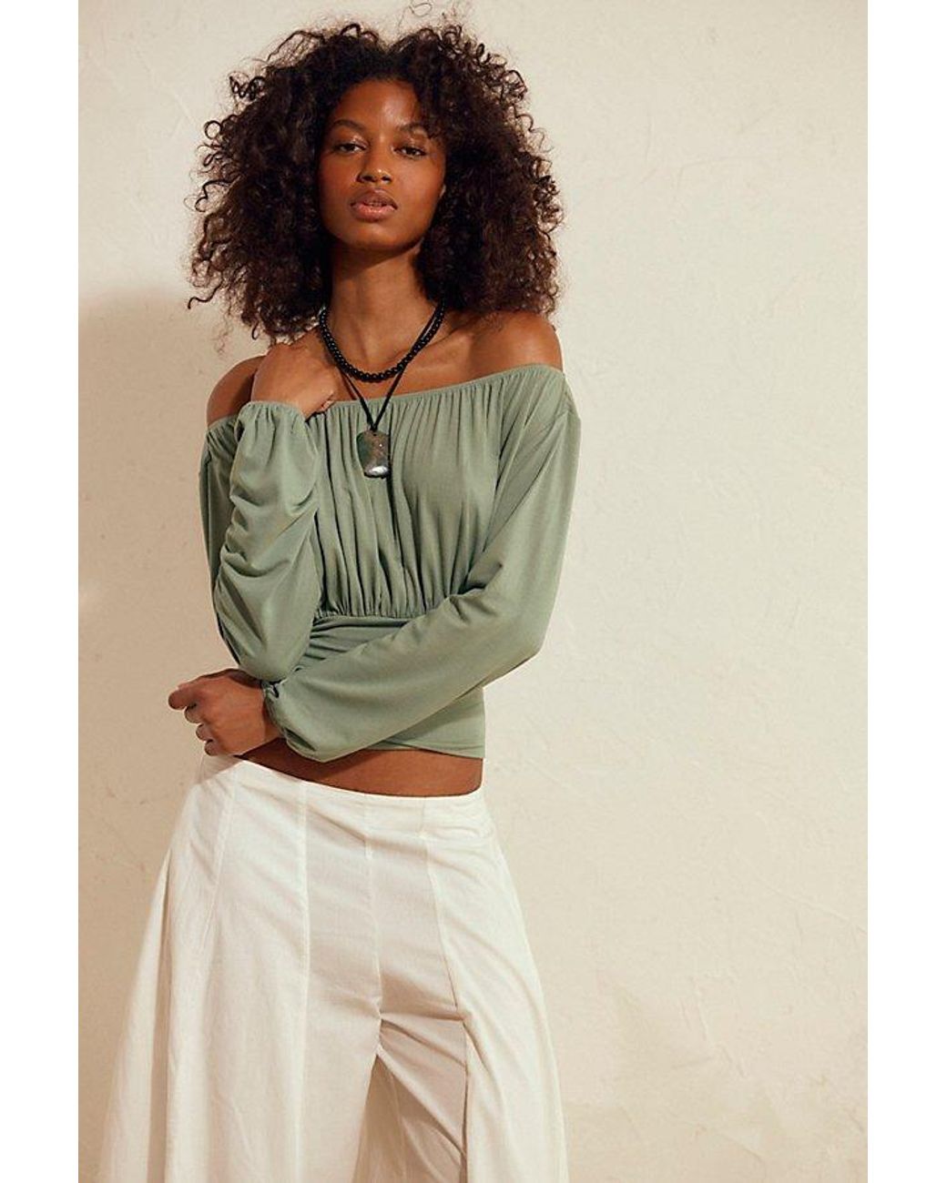 free-est Blue Daphne Top By