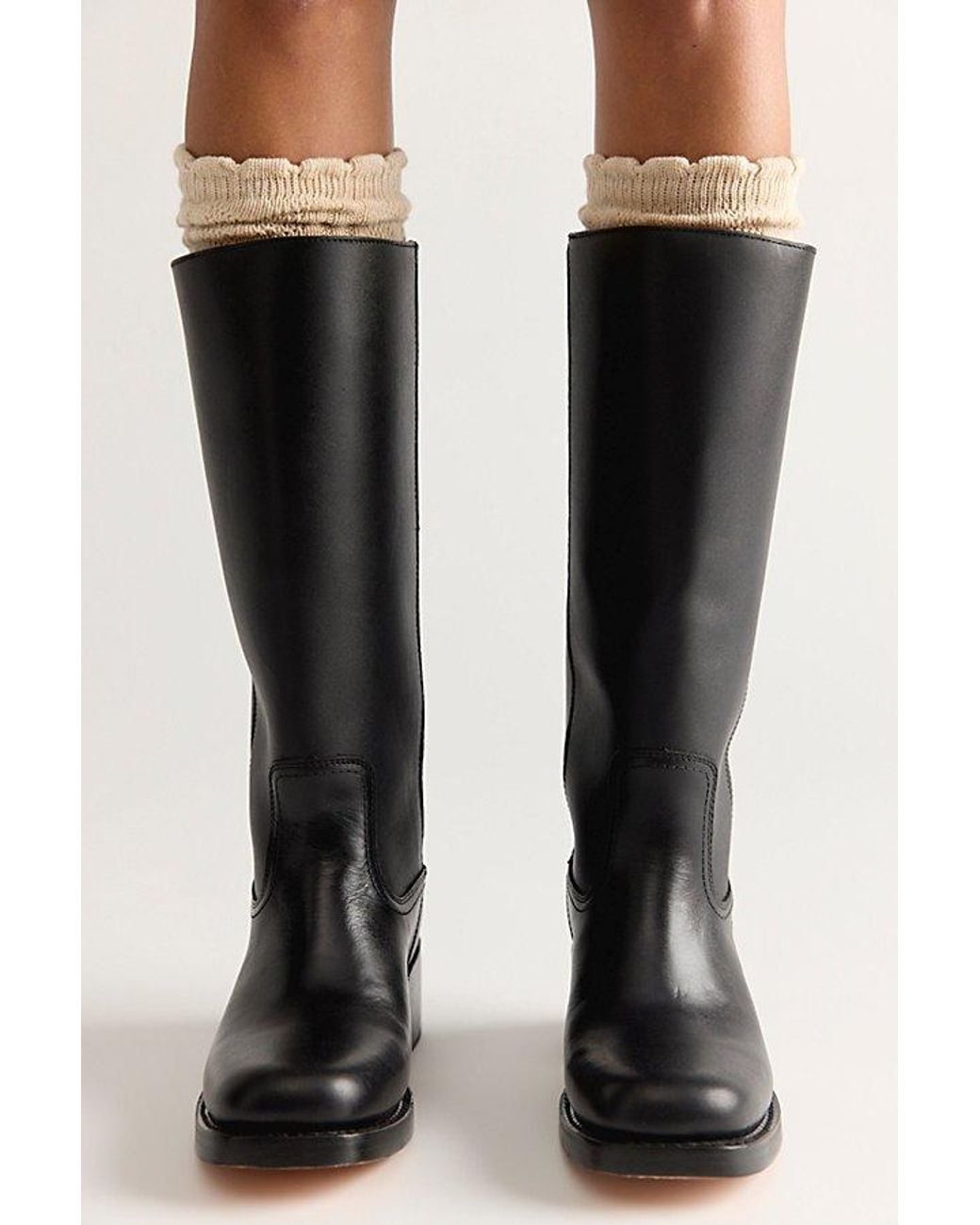 Frye Black Campus 14L Boots