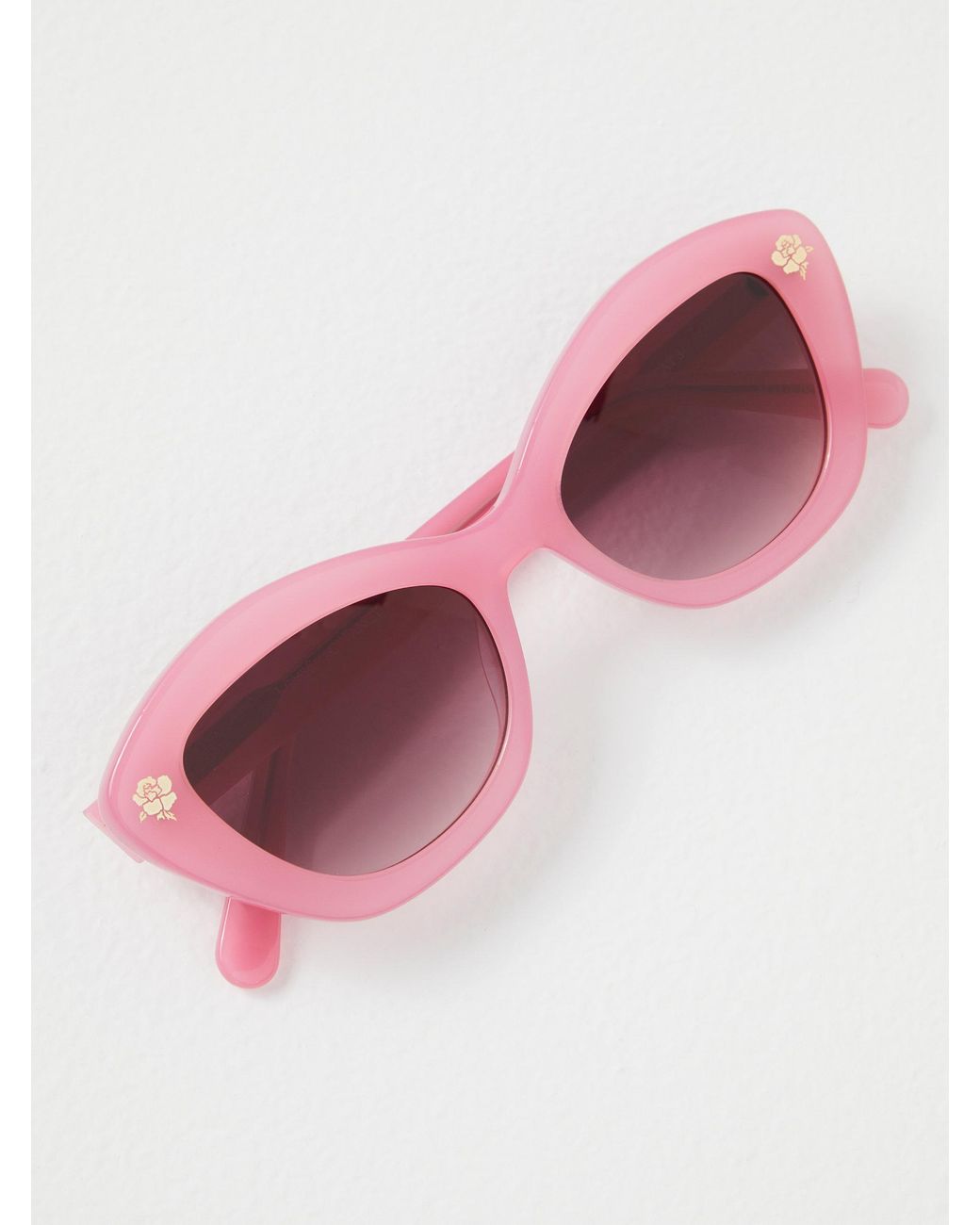 Free People Love Shack Fancy Hessel Sunglasses in Pink | Lyst