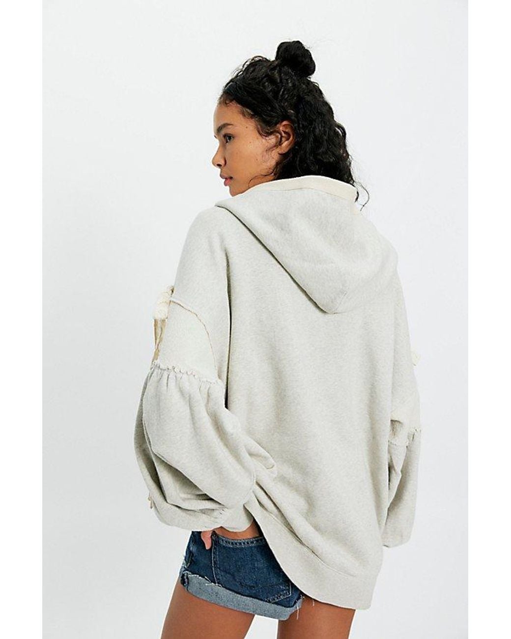 Free People Multicolor Bow Girl Sweatshirt